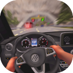 POV Car Driving Icon